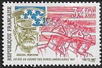 GÃ©nÃ©ral Pershing EntrÃ©e en guerre des forces amÃ©ricaines
