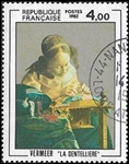 Vermeer Â«La dentelliÃ¨reÂ» MusÃ©e du louvre - Paris