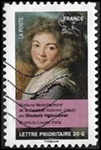 Mme Molé-Raymond de la Comédie italienne (détail) par Elisabeth Vigée-Lebrun Musée du Louvre, Paris