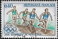 Jeux Olympiques de Mexico 1968 -  4x100 m