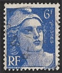 Marianne de Gandon - 6 F bleu-violet