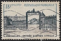 EntrÃ©e du chÃ¢teau de Versailles d'aprÃ¨s Maurice Utrillo