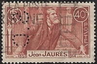 Jean JaurÃ¨s (1859-1914) 40 c
