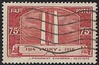 Vimy Monument canadien 75c
