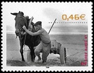PÃªcheur de sable - Capbreton 1947