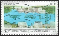 1912 1?re liaison postale Nancy-Lun?ville