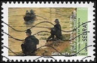 Georges Seurat Les pêcheurs à la ligne