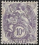 10c violet type II