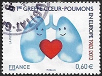 1?re greffe coeur-poumons en Europe 1982-2012