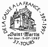 Saint Martin De la Gaule à la France 397-1997